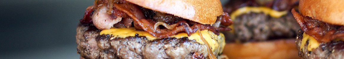 Eating American (Traditional) Burger Diner at Betty's Eat Inn restaurant in Santa Cruz, CA.